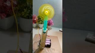 hydraulic DC motor fan system new project#experiment #rjexperiment #dcmotor #experimnent #motor #diy