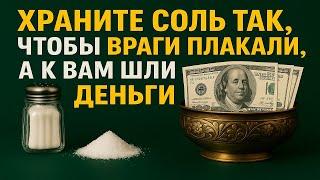 Где хранить соль в доме. 3 места для богатства и возврата зла врагу! Приметы и ритуалы