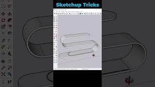 ️ Modeling TV Cabinet in SketchUp #sketchup #new #shorts