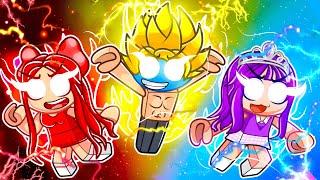 HAVING A SUPER SAIYAN FAMILY WITH FANGIRLS in Roblox!