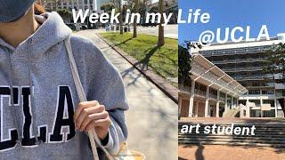 week in my life at college | UCLA | art student | vlog