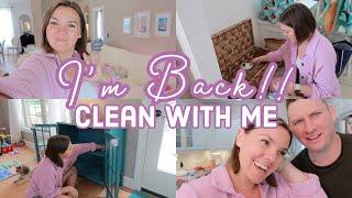 I'M BACK!! | Clean With Me | Summer Cleaning Motivation