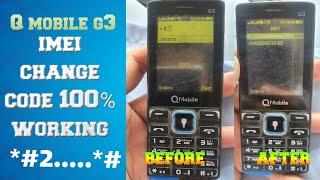 qmobile g3 imei change code || how to change qmobile imei code