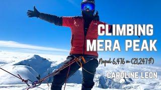 Climbing Mera Peak (6,476m): Nepal's Highest Trekking Peak with @CarolineLeon  #MeraPeak