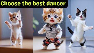 Cutest Cat funny dance video ️Dancing Cats #viralvideo  #catdanceshow #catlovers @furry-cornerz