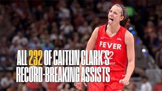 All 232 of Caitlin Clark's Record-Breaking Assists So Far | Indiana Fever