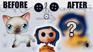 I Made the CREEPY Coraline Doll as an LPS Custom 🪡