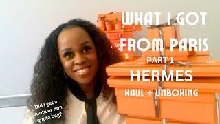 HERMES PARIS HAUL PART 1 | I GOT A BAG WITH NO LEATHER APPOINTMENT