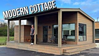 I Went to the Newest Factory in America to Tour a Cottage Style PREFAB HOME