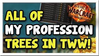 All of My Current Specializations & Goldmaking Markets in The War Within! | WoW Gold Making Guide