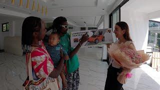 Surprising Maisha With His First Lamborghini !! Rich Aunty Moves lol