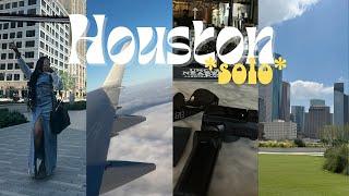 SOLO TRAVEL VLOG | 72 HOURS IN HOUSTON, TX