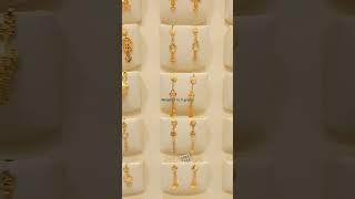 only 2 grams gold fancy earrings collections/light weight gold earrings designs/daily wear earrings