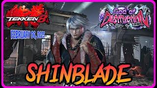 Tekken 8 ▰ (ShinBlade) STEVE FOX - God Of Destruction - Ranked Matches FEB 06, 2025