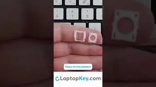How to Repair and Install Keyboard Keys on a Dell Inspiron Laptop #LaptopKey #LaptopKeys #repairkeys