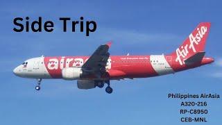 Side trip | Philippines AirAsia A320 | MNL-CEB | 21st Travel Vlog