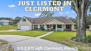 CLERMONT/FLORIDA/ HOME FOR SALE/ 5 BEDROOM/3BATH/POOL HOME/2971 SQFT/ OVERSIZED LOT/ $655,300