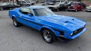 Test Drive 1972 Ford Mustang Mach 1 Fastback SOLD $23,900 Maple Motors #2900