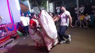 Durga puja dance on jhut mat bolo