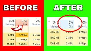 [SOLVED] 100% DISK USAGE Windows 10 & 11 Fix 2023 | TechzRam