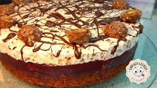 Rocher-Torte mit Kirschen 