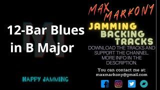 12-Bar Blues in B Major - Jamming Backing Track