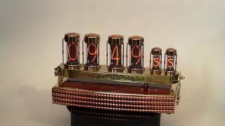 Steampunk Nixie tube clock