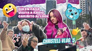 Un día en casa y uno visitando una radio - Christell Vlog 5