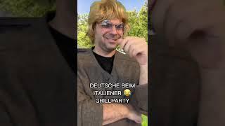 Deutsche beim Italiener  Grillparty #joedinardo #comedy #italienischlernen