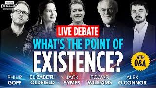 What's the point of existence? Alex O'Connor @CosmicSkeptic faces off with two, no three Christians