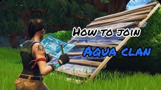 How to join aqua clan!