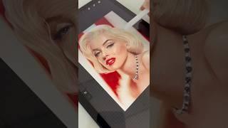 Drawing Marilyn Monroe 