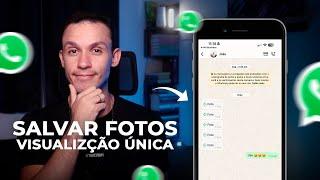 Como SALVAR FOTO/VÍDEO de VISUALIZAÇÃO ÚNICA do WhatsApp | É POSSÍVEL?