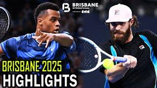 Reilly Opelka vs Giovanni Mpetshi Perricard SF Highlights | Brisbane 2025