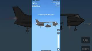 Tank Airdrop SFS #spaceflightsimulator #sfs #shorts #gaming