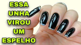 INGLESINHA DE GLITTER COM COBERTURA ESPELHADA