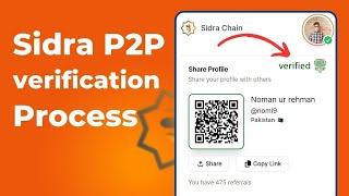 sidra p2p kyc verification | sidra kyc verification | How to do sidra p2p verification |