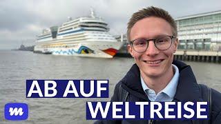 AIDA-Weltreise 2024/25: Stefan geht mit mir an Bord auf AIDAsol - Allein mit 22 unterwegs!