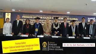 PROMOSI DOKTOR PERDANA ] S3 SKSG Ui