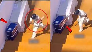 Angry Virat Kohli breaks Bat after losing 2nd test vs nz | Virat Kohli hit bat to drinks Bottles