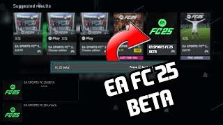 HOW TO GET THE EA FC 25 BETA!