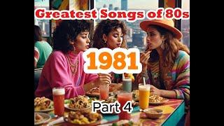 1981 Greatest Songs Part 4 #music #80ssongs #80smusic #80s #1980s #1980smusic