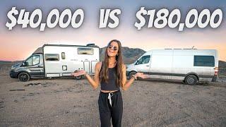 $180k vs. $40k VAN SWAP (full tour of the Ekko)