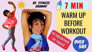 7 MIN FULL BODY WARM UP BEFORE WORKOUT – FROM ANKLES TO THE NECK (NO REPEAT)