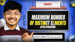 3397. Maximum Number of Distinct Elements After Operations | Greedy