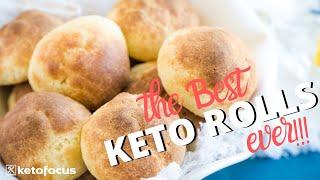 THIS SECRET INGREDIENT MAKES THE BEST KETO ROLLS | Gluten Free, Fluffy & Delicious!