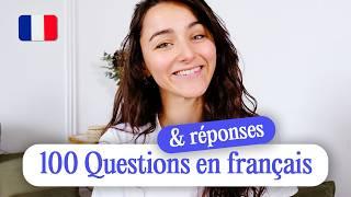 100 questions and answers in French (A1 to C1)