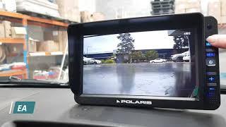 Polaris 7" Reverse camera kit with 3 camera setup