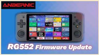 [레트로게임기]Anbernic RG552 Firmware Update(펌웨어 업데이트 방법입니다 순서대로 따라해주세요)