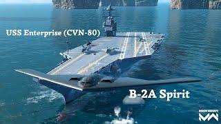 USS Enterprise & B-2A Spirit - Perfect Combo from USA - Modern Warships